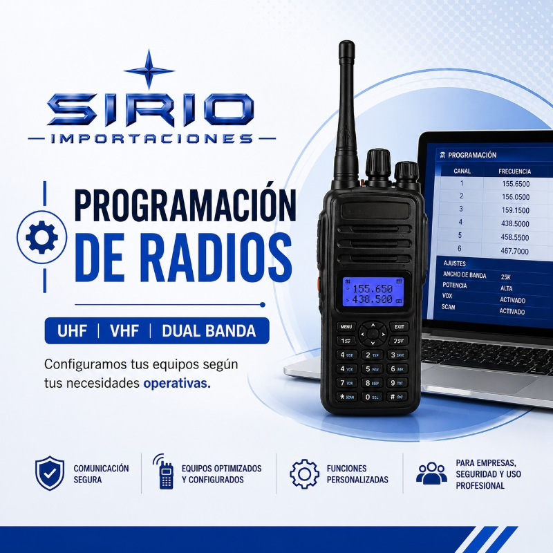 Programación Radio Portátiles y Móviles