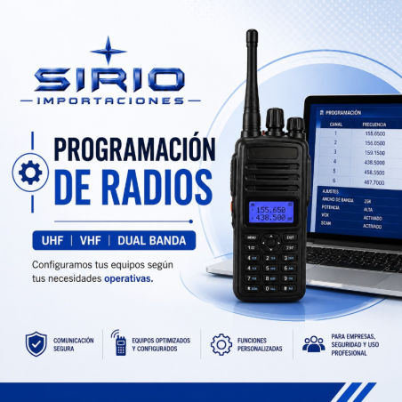 Programación Radio Portátiles y Móviles