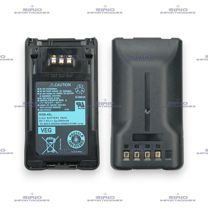 Batería para Radio Portátil Kenwood NX200/TK5220, KNB-48L / 2600mAh