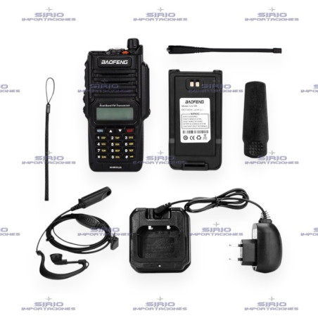 Radio Portátil Baofeng UV-9R Plus Dual Banda IP67