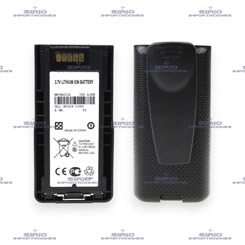 Batería para Radio Portátil Motorola TETRA, NNTN8023 Li-Ion / 2200 mAh