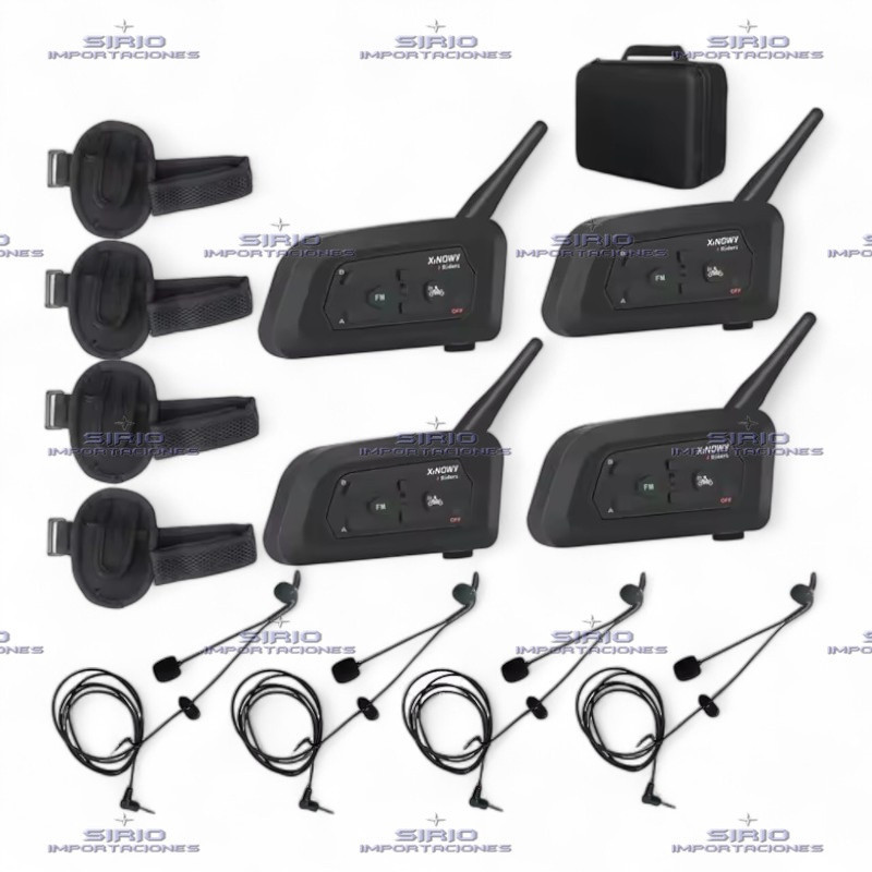 Intercomunicador Bluetooth Xinowy V4 1200 M | Full Duplex