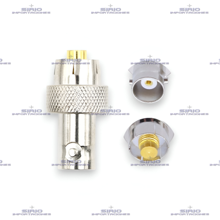 Adaptador Recto BNC-F Compatible con ICOM F14 F3001 VHF/UHF