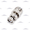 Adaptador Recto BNC-M a UHF-F (SO239) para Radios Portátiles VHF/UHF