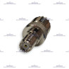 Adaptador Recto Mini UHF-F a UHF-F (SO239) para Radios Móviles VHF/UHF