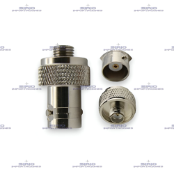 Adaptador Recto SMA-F a BNC-F para Radios Portátiles VHF/UHF                  loading=