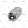 Conector UHF-M (PL259) para Cable RG8 Compatible con Radios VHF/UHF