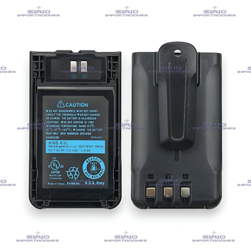 Batería para Radio Portátil Kenwood TK-2000/TK-3000, KNB-63L / Li-Ion 1130mAh