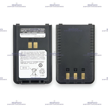 Batería para Radio Portátil Vertex FT-4XR/FT-4VR, SBR-28LI / Li-Ion 1750mAh