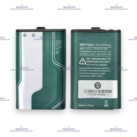 Batería Hytera BL1715 / Li-Ion 1700mAh 3.7V