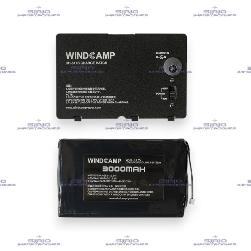 Batería Windcamp 3000mAh Li-Ion para Yaesu FT-817
