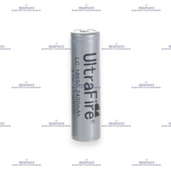 BATERÍA ULTRAFIRE 18650, LI-ION 3,7V - 2400mAh