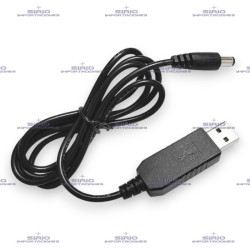 Cable De Carga USB Para Cunas MOTOROLA 5V a 12V - 5,5*2 mm                  loading=