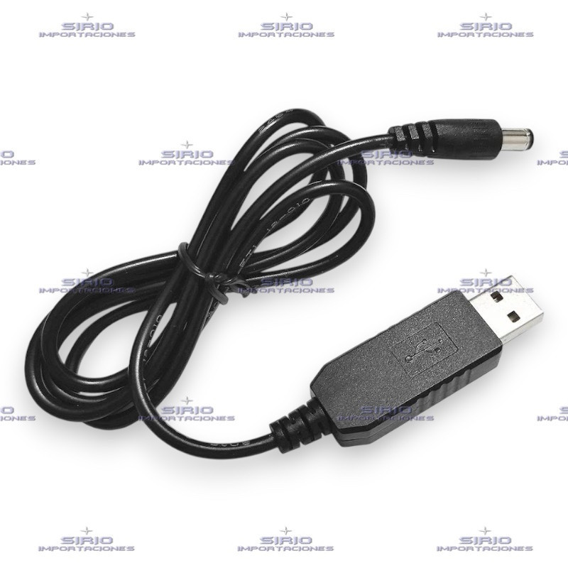 Cable De Carga USB Para Cunas MOTOROLA 5V a 12V - 5,5*2 mm