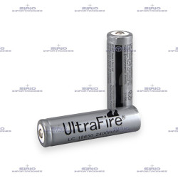 BATERÍA ULTRAFIRE 18650, LI-ION 3,7V - 2400mAh                  loading=