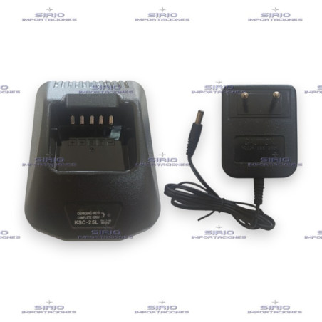 Cargador Compatible con Radio Portátil Kenwood KSC-25L