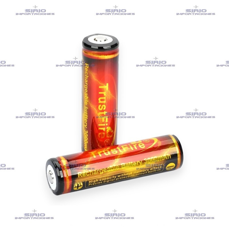 BATERIA TRUSTFIRE INFIERNO 18650, LI-ION 3.7V - 3000mAh