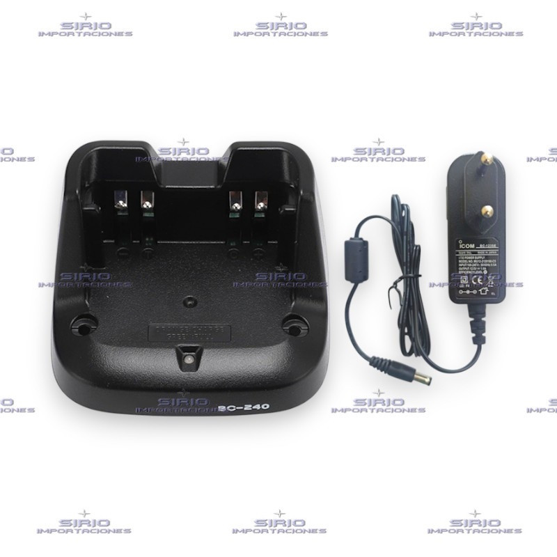 Cargador Para Radio Portátil ICOM BC-240 - Compatibilidad Y Rendimiento Seguro