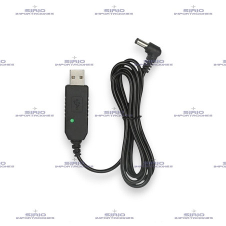 Cable USB Compatible con Bases de Carga Baofeng UV-5R, UV-82, UV-6 y UV-B2 Plus