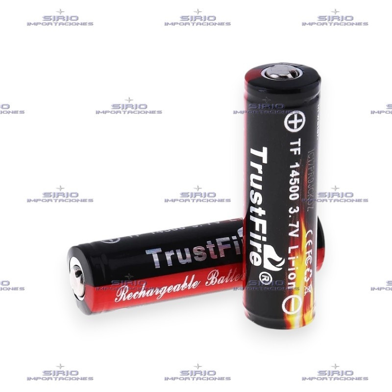 BATERIA TRUSTFIRE “FUEGO” 14500, LI-ION 3,7V - 900mAh