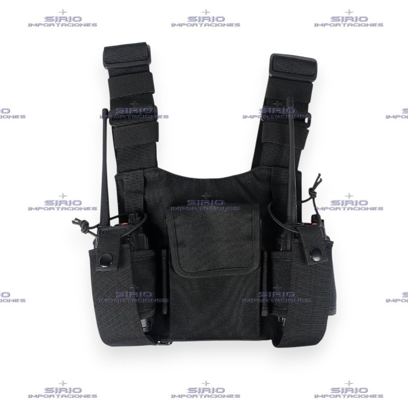 PECHERA DOBLE PARA RADIOS PORTATILES