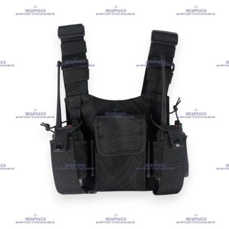 PECHERA DOBLE PARA RADIOS PORTATILES