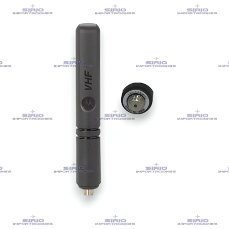 Antena VHF Stubby compatible con radios portátiles Motorola MOTOTRBO DGP5050 y DEP550. Modelo NAD6579A, frecuencia 136-174 MHz