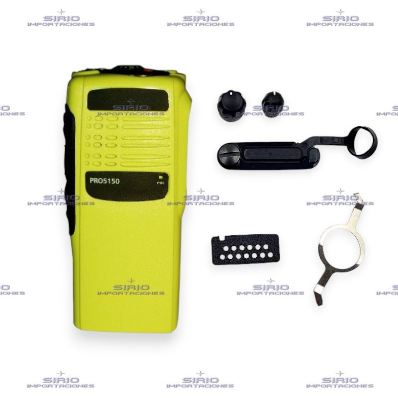 Carcasa Amarilla para Radio Portátil Motorola PRO5150 | Repuesto