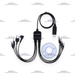 Cable RIB 8 en 1 Compatible con Radios Kenwood, Motorola, Baofeng, Vertex y Otros                  loading=