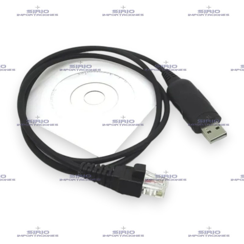 Cable RIB de Programación para Radios Móviles Yaesu Vertex VX-2100 y Otros