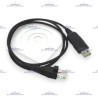 Cable RIB de Programación para Radios Móviles Yaesu Vertex VX-2100 y Otros