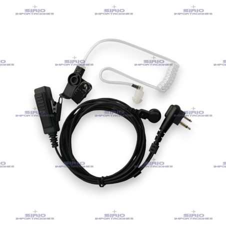 Micrófono Audífono con Tubo Acústico para Motorola EP450