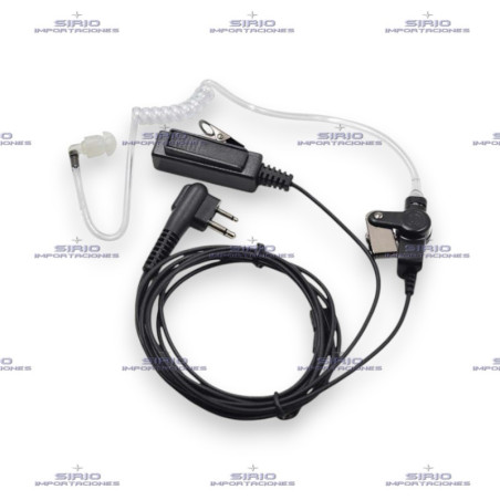 Micrófono Audífono con Tubo Acústico para Motorola EP450