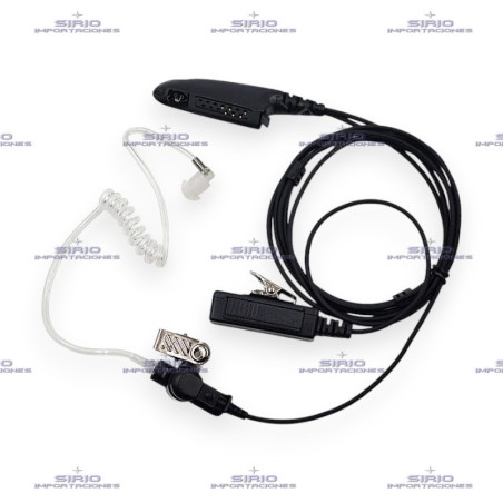 Micrófono Audífono con Tubo Acústico para Motorola PRO5150/PRO7150