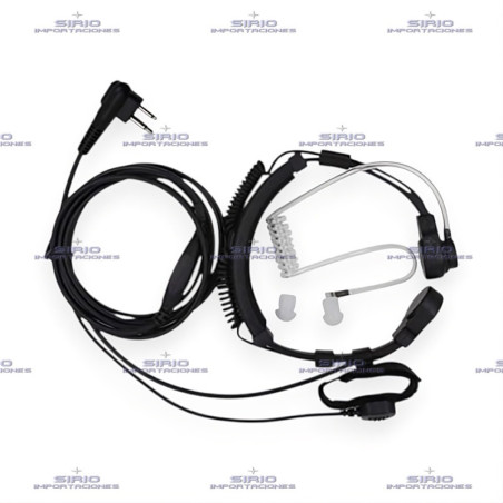 Micrófono Laringófono para Radio Portátil Motorola EP350/EP450/GP300.