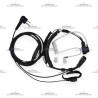 Micrófono Laringófono para Radio Portátil Motorola EP350/EP450/GP300.