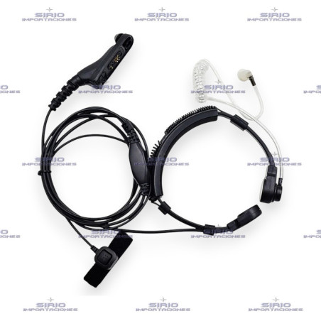 Micrófono Laringófono para Radio Portátil Motorola DGP4150/DGP6150