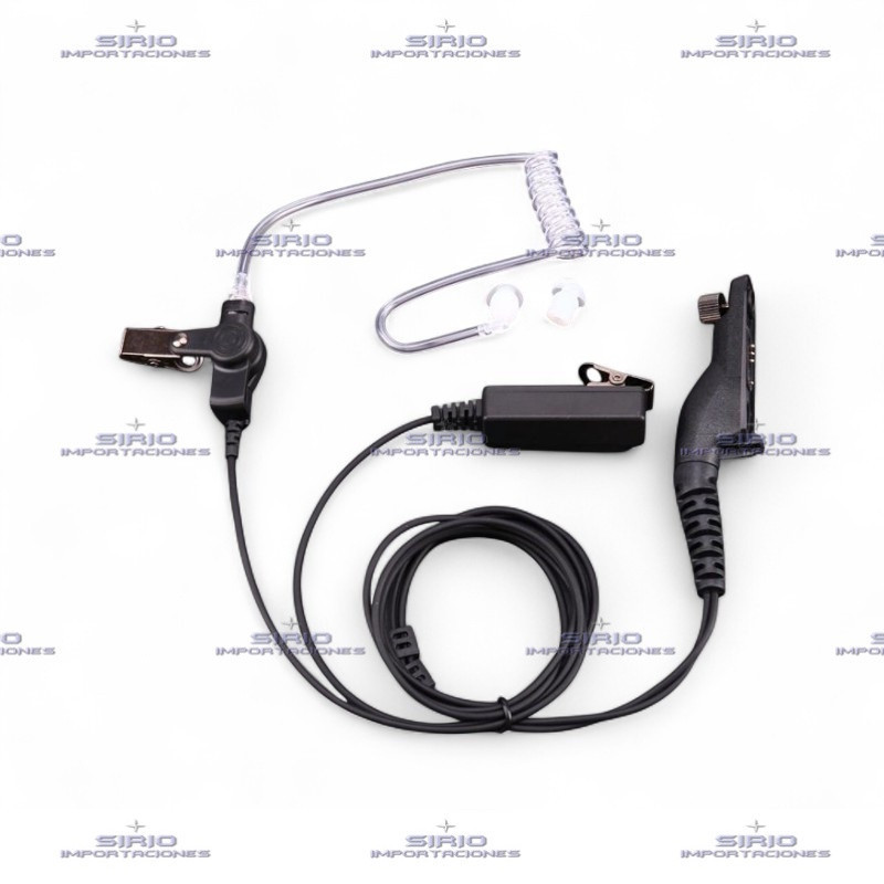 Micrófono/Audífono con Tubo Acústico para Motorola DGP4150/DGP6150