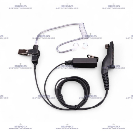 Micrófono/Audífono con Tubo Acústico para Motorola DGP4150/DGP6150