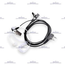 Micrófono/Audífono con Tubo Acústico para Radio Portátil Kenwood o Baofeng                  loading=