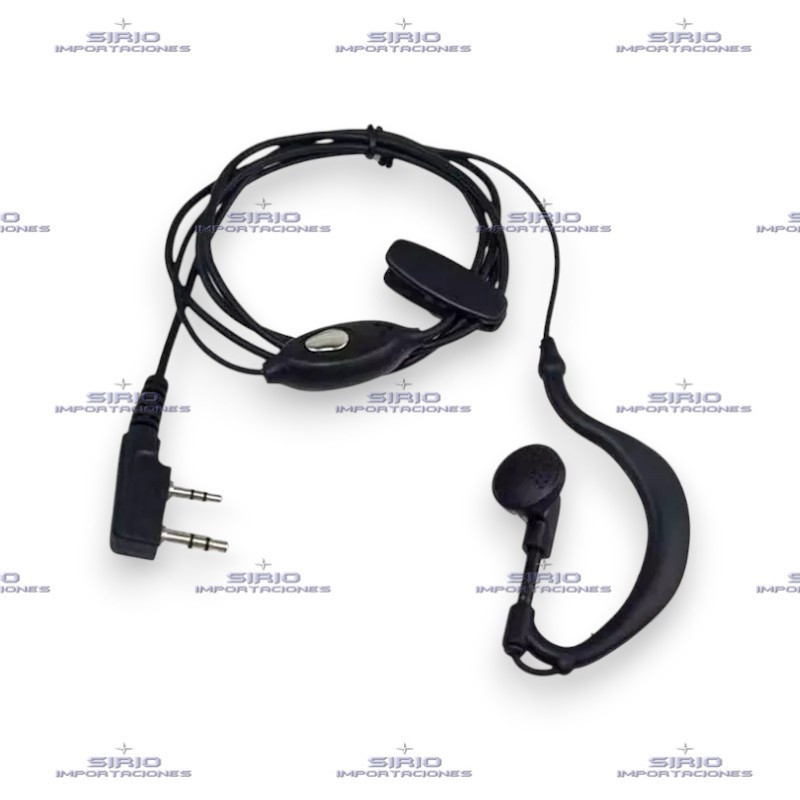 Micrófono Manos Libres para Radios Portátiles Kenwood Baofeng y Otras Marcas