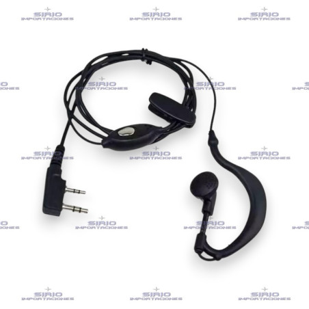 Micrófono Manos Libres para Radios Portátiles Kenwood Baofeng y Otras Marcas