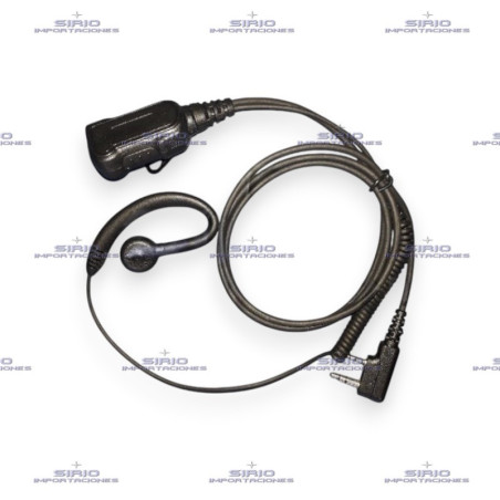 Micrófono Manos Libres Elite para Radios Portátiles Kenwood TYT Baofeng y Otros