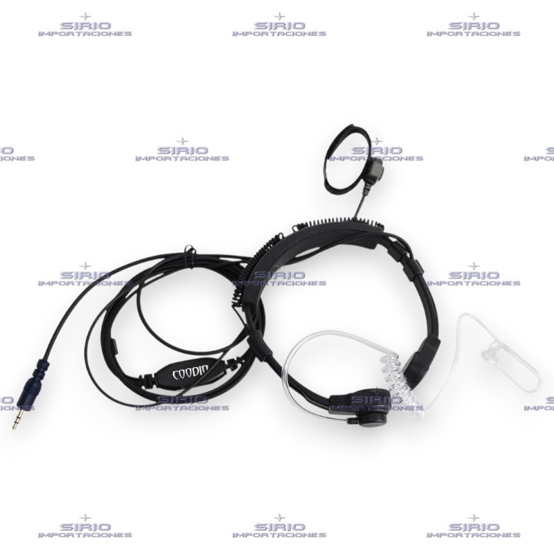 Micrófono Laringófono para Kenwood TYT Baofeng y Otros Radios Portátiles