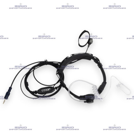 Micrófono Laringófono para Kenwood TYT Baofeng y Otros Radios Portátiles