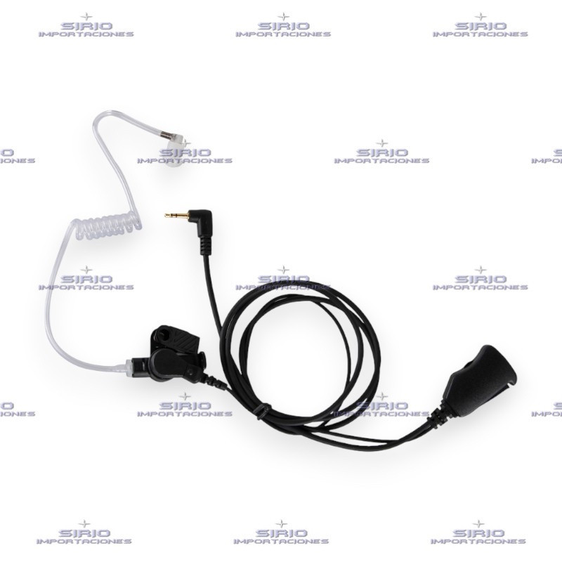 Micrófono con Tubo Acústico para Radios Portátiles Vertex