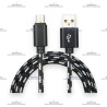 CABLE MICRO USB ALTERNATIVO PARA SAMSUNG Y OTROS - 2 METROS
