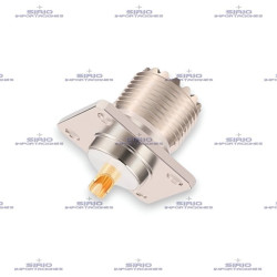 Conector de Chasis UHF-F (SO239) Compatible con Radios Móviles VHF/UHF