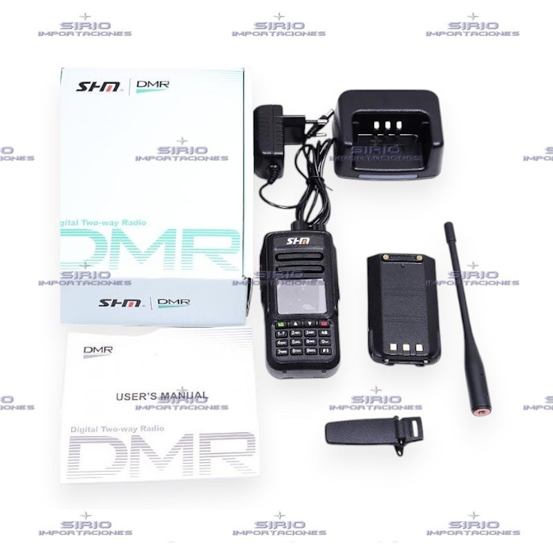 RADIO PORTÁTIL DMR DUAL BANDA ANALOGA/DIGITAL MODELO MD-UV 450