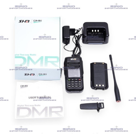 RADIO PORTÁTIL DMR DUAL BANDA ANALOGA/DIGITAL MODELO MD-UV 450
